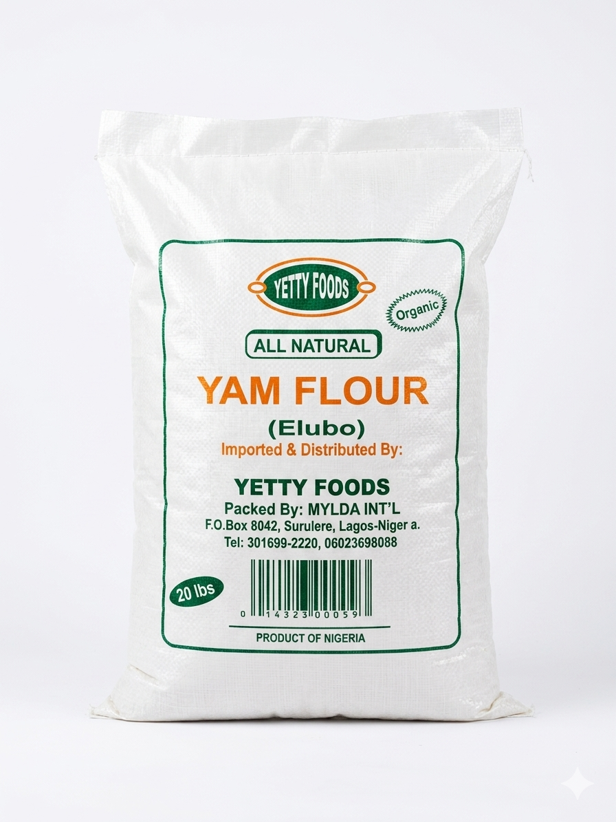 POUNDED YAM, PLANTAIN & FLOUR